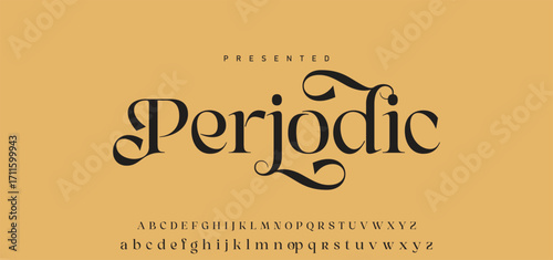 Luxury alphabet letters font and number. Typography elegant wedding classic lettering serif fonts decorative vintage retro concept. vector illustration