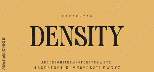 Elegant Font Uppercase Lowercase Number And Ampersand. Classic Lettering Minimal Fashion Designs. Typography modern serif fonts regular decorative vintage concept. vector illustration.