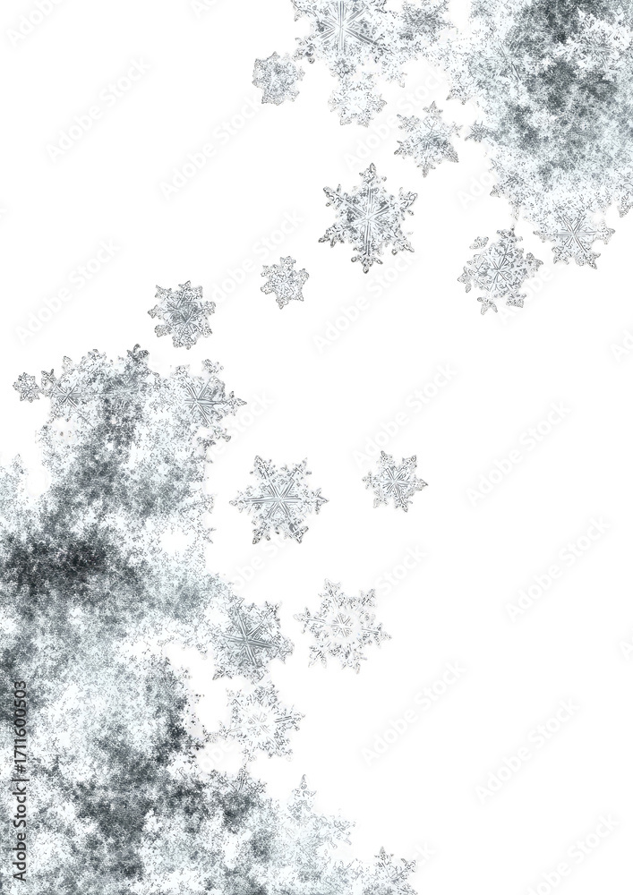 Fototapeta premium Abstract monochrome splatter pattern