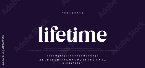 Elegant Font Uppercase Lowercase Number And Ampersand. Classic Lettering Minimal Fashion Designs. Typography modern serif fonts regular decorative vintage concept. vector illustration.