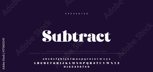 Elegant Font Uppercase Lowercase Number And Ampersand. Classic Lettering Minimal Fashion Designs. Typography modern serif fonts regular decorative vintage concept. vector illustration.