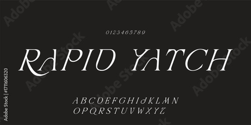 Elegant font alphabet logo. Typography Beauty fashion luxury classic letters serif fonts decorative wedding vintage retro logos. vector illustration.