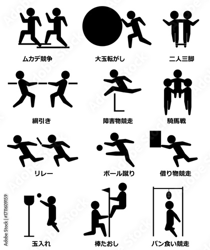 ピクトグラム　運動会