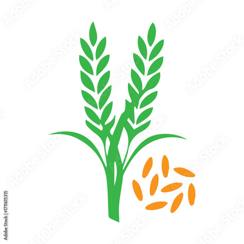 Rice Agriculture Icon