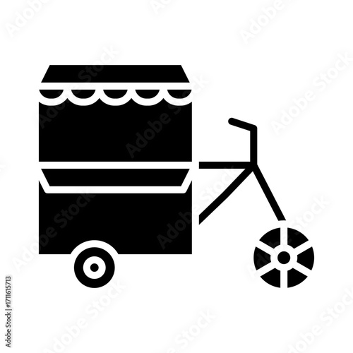 Street Vendor icon design