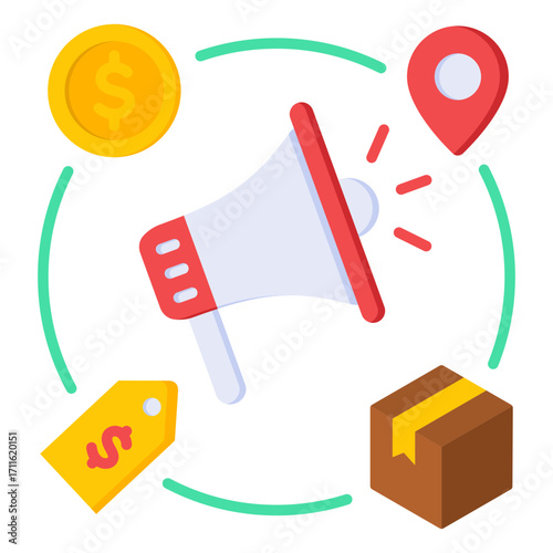 Marketing Mix Icon