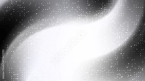 Abstract Black White Solid Background With Bokeh Dots Subtle Minimal Flow For Event Posters, Motion Graphics, Corporate Media, Branding Templates, And Creative UI Presentation