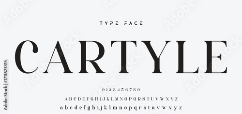 Elegant wedding alphabet letters font and number. Typography luxury classic lettering serif fonts decorative vintage retro concept. vector illustration.