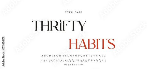 Elegant wedding alphabet letters font and number. Typography luxury classic lettering serif fonts decorative vintage retro concept. vector illustration.