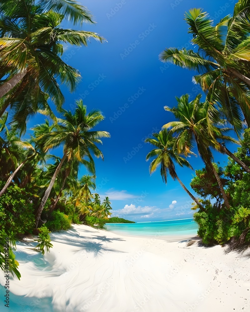 Obraz premium Tropical Beach Background 