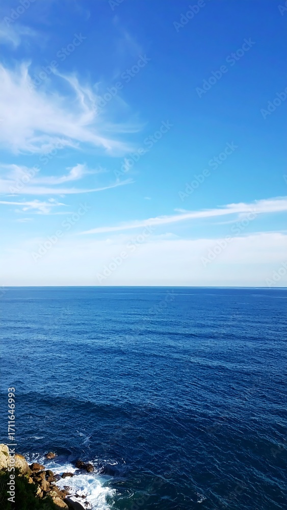 Obraz premium Ocean and sky