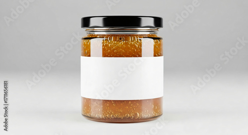 Wallpaper Mural Jar of Preserves with Blank Label for Custom Branding Torontodigital.ca