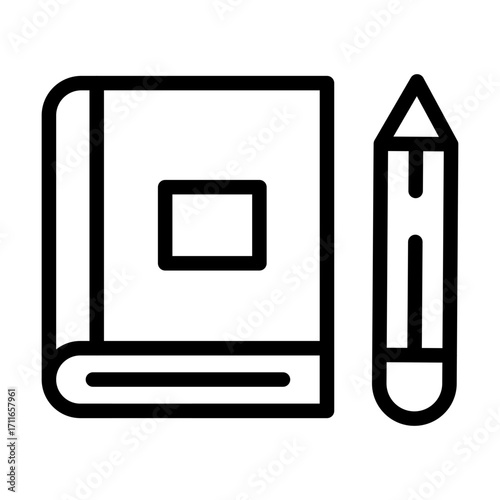 Notebook Vector Icon