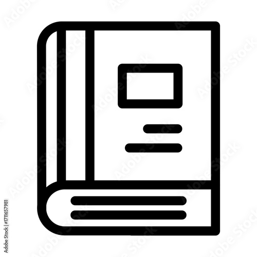 Textbook Vector Icon