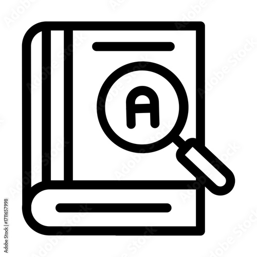 Thesaurus Vector Icon