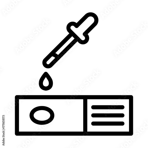 Microscope Slide Vector Icon