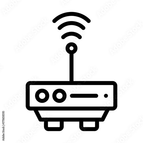 Wi-Fi Access Point Vector Icon