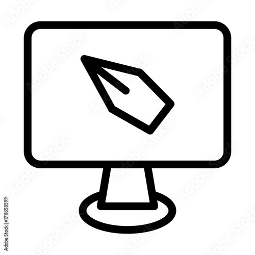 Graphic Design Vector Icon