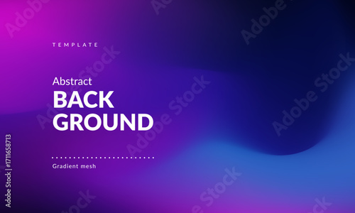 Abstract liquid background. Gradient mesh. Effect blend bright color. Blurred fluid colorful mix. Modern design template for web cover, header, ad banner, poster, brochure, flyer. EPS vector image
