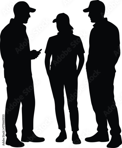 Silhouette of Construction Workers Team with Tools,onstruction workers team vector art design,construction uniforms vector,work silhouettes collection,Construction workers,Builder, Engineer, Ai