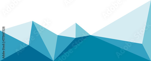 Abstract Geometric Footer