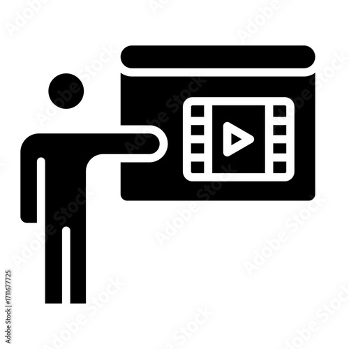 Video presentation icon