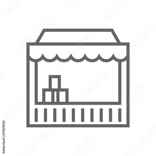 Market Stall icon design
