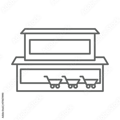 Supermarket icon design