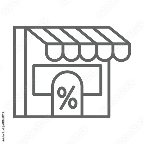 Outlet Store icon design