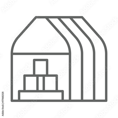 Warehouse Store icon design
