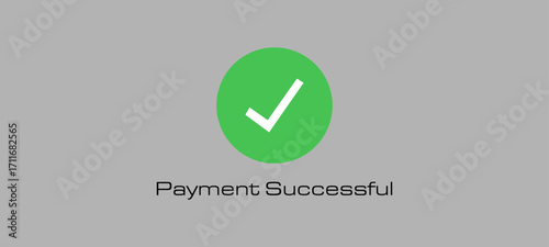 Online payment with digital marketing. Secure Online Payment Transaction Process concept. Smartphone with banking online bill payment Approved concept.