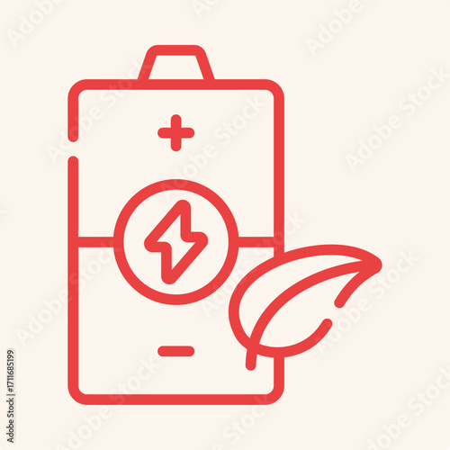 Battery saver symbol artwork trendy useful vector Illustration design knockout colorful background