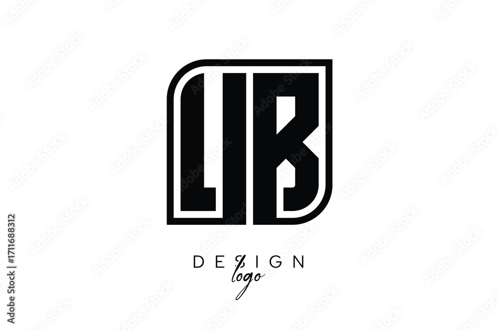 UB Block Monogram Logo – Bold Geometric Lettermark in Rectangular Style for Modern Branding & Identity UB Block Monogram Logo – Bold Geometric Lettermark in Rectangular Style for Modern Branding & Identity