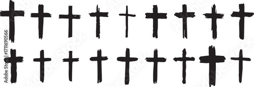 Cross silhouette, graveyard cross, Christian cross vector, cemetery symbol, religious cross icon, funeral grave cross, memorial silhouette, faith symbol vector, Gothic cross design, tombstone element,