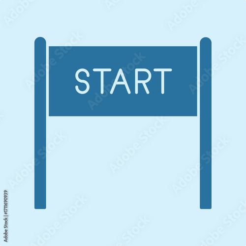 Start symbol artwork trendy useful vector Illustration design pleasant colorful background