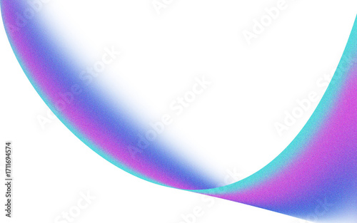 Abstract flowing cosmic energy wave with iridescent pink purple and cyan hues on a