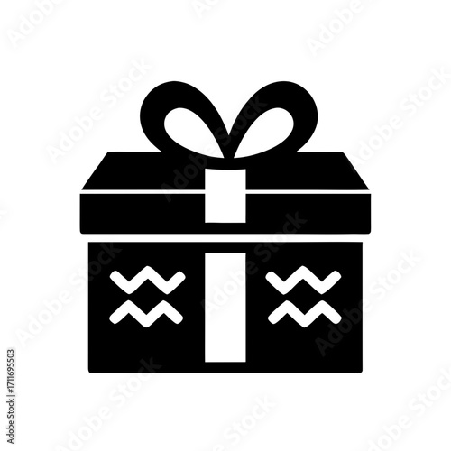 Gift box for Kwanzaa celebration on transparent background  