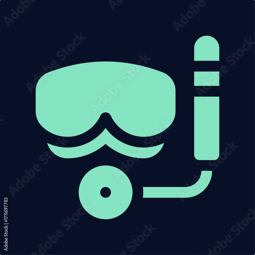 Swim creative symbol artwork trendy useful vector Illustration design lovely colorful background