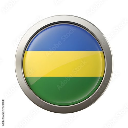 Free Download gabon circle icon flag button - GFXLoad