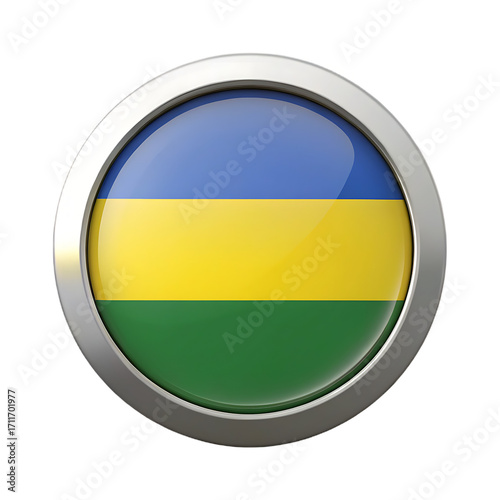 Free Download gabon circle icon flag button - GFXLoad