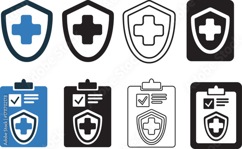 Health, insurance, medical icon
