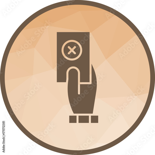 Yellow Card icon vector image. Suitable for mobile apps, web apps and print media.