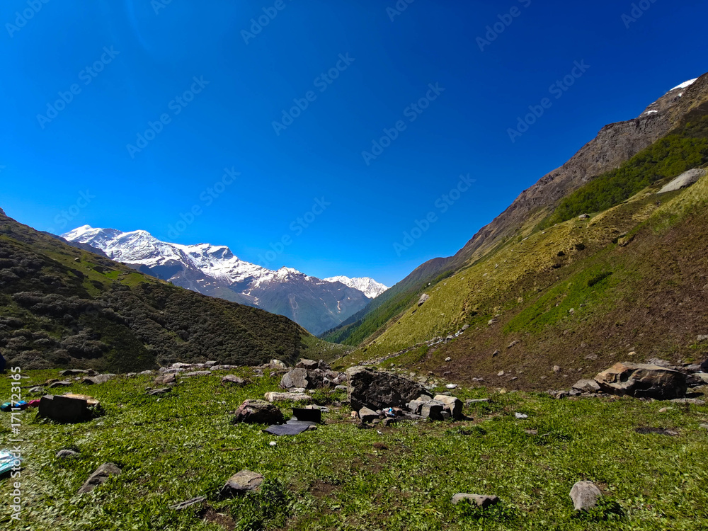 Fototapeta premium mountain landscape in India 