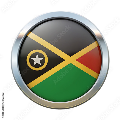 vanuatu circle icon or badge 
