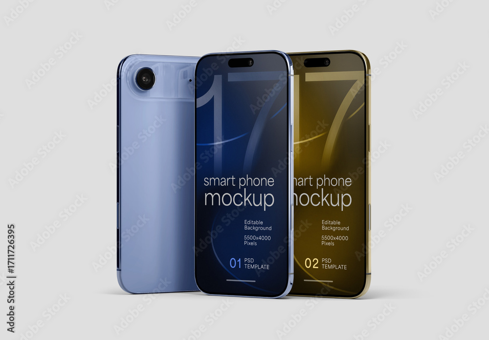 Smartphone Mockup for App UI Designs Stock Template | Adobe Stock