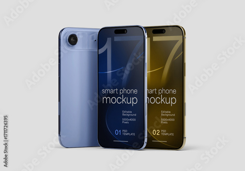  Smartphone Mockup for App UI Designs