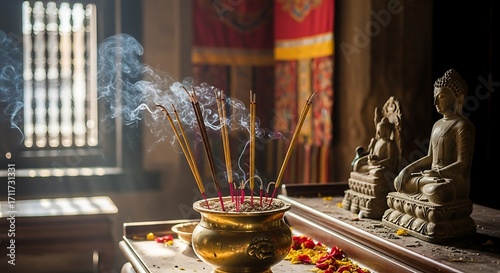 Incense at Temple.