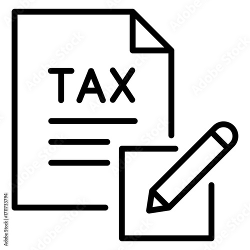 tax edit icon