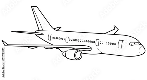 Elegant Airplane Design A Detailed Outline of Modern Aviation