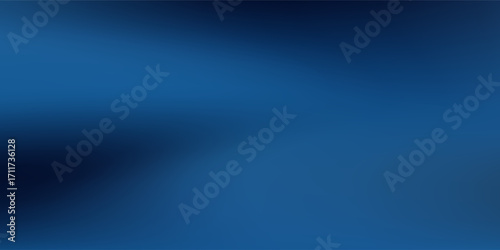 Color gradient lights on black background, abstract blue hologrphic grain